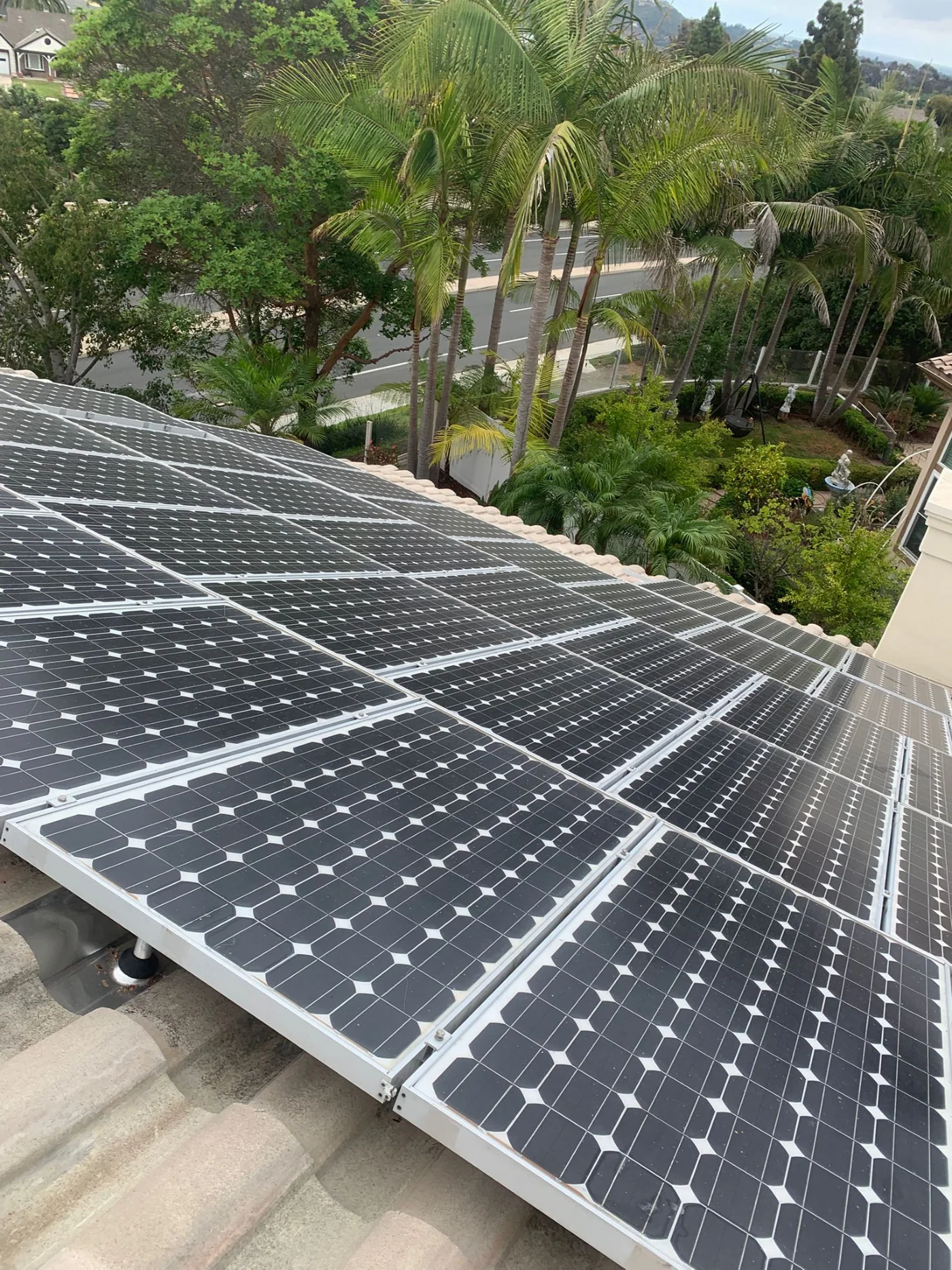 Completed roofing project in San Diego